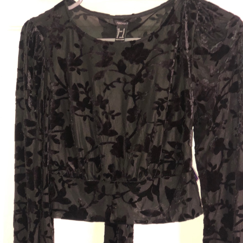 Crop top long sleeve